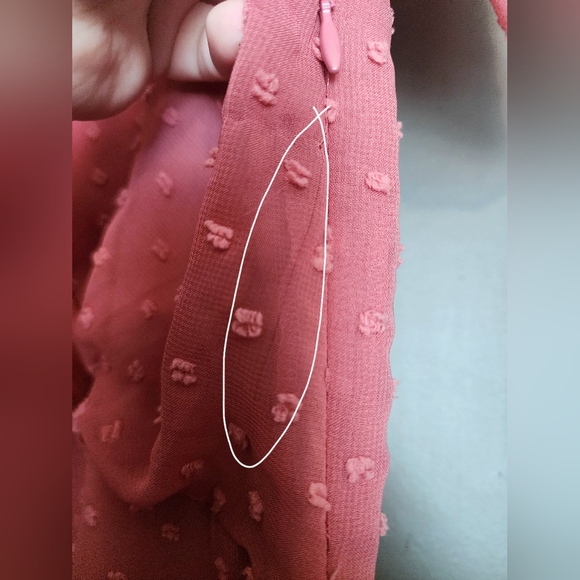 Lulu's next to you ruffle dress NWT swiss dot size medium new with tags - Picture 11 of 13